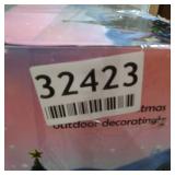 TWINKLE STAR CHRISTMAS INFLATABLE LIGHTED XMAS TREE W/ SANTA CLAUS & DOG, 7FT