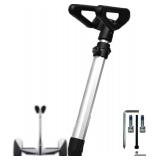 HOVERBOARD HANDLE STAND , BLACK, WHITE & SILVER