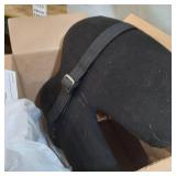 CUSHION LAB EXTRA DENSE LUMBAR PILLOW FOR CAR/ SOFA, - BLACK