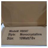 MIGHTY MULE FM123 Solar Panel Kit,10W,For Gate Operators