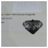 FUMAT TIFFANY WALL SCONCES DRAGONFLY LAMP W/ MIRROR FRONT LIGHT, TZWL151201T