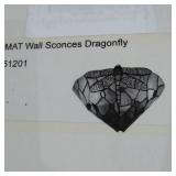 FUMAT TIFFANY WALL SCONCES DRAGONFLY LAMP W/ MIRROR FRONT LIGHT, TZWL151201T