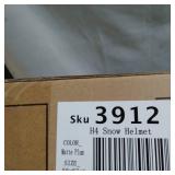 H4 SNOW HELMET SIZE 59-62CM, COLOR MATTE PLUM, ITEM#3912