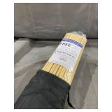 Marshmallow Smores Roasting Bamboo Sticks 110-Pack Extra Long - Safe For Kids Design 36 Inch, 5mm Thick Wooden, Disposable Biodegradable Skewers Outdoor BBQ/Firepit, Hot Dogs, Kebab, S