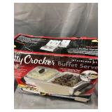 Betty Crocker BC-2587CY Stainless Steel Buffet Server with Warming Tray