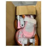 XJD 3 in 1 Baby Balance Bike for 18 Months to 4 Years Old Boy Girl Tricycle for Kids Toddler First Beginner Bike Child Trike Infant 4 Wheel Balance Bicycle with Adjustable Seat Detachable Pedal, Pink