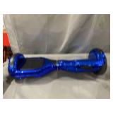 DOC Electric Smart Self-Balancing Scooter Hoverboard with Built in Bluetooth Speaker LED Lights 6.5" Flash Wheels Safety Certified Hoverboard for Kids and Adults (Chrome Blue)