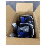 Olenyer 24 to 40 Inches Drywall Stilts Height Adjustable Lifts Aluminum Tool for Painting Finishing Pruning Branches or Cleaning