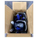 Olenyer 24 to 40 Inches Drywall Stilts Height Adjustable Lifts Aluminum Tool for Painting Finishing Pruning Branches or Cleaning