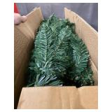 658 Tips Artificial Pencil Christmas Tree, 6ft Pure Xmas Pine Trees with Metal Stand Perf...