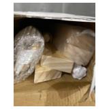 Wooden Baby Gym with 6 Wooden Baby Toys Foldable Baby Play Gym Frame Activity Gym Hanging Bar Newborn Gift Baby Girl and Boy Gym (Natural Color)