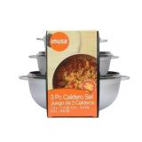 Imusa Set De 3 Caderos