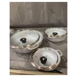 Imusa Set De 3 Caderos