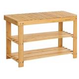 Songmics Bamboo Shoe Bench