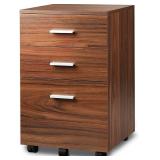 Wood 3 Drawer Mobile Cabinet D10730234