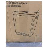 16 Gallon Stainless Steel Trash Can
