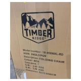 Timber Ridge Folding Chair Red