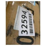 Roundhill CoCo Upholstered Backless Saddle Seat Counter Stools 24" height Set of 2, Gray