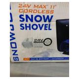 Snow Joe - 24V-SS11-XR 24-Volt iON+ Cordless Snow Shovel Kit | 11-Inch | W/ 5.0-Ah Battery and Charger - Blue