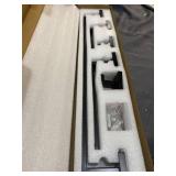 BLACK BATHROOM TOWEL HOLDERS