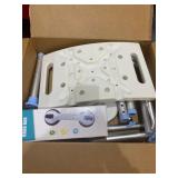 SHOWER GRAB BAR AND SHOWER SEAT