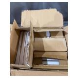 Stone Lain Grace Stoneware Dinnerware Set, 12-Piece Square Dishes for 4, White