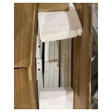 (white) YOUDENOVA 7 Tiers Vertical Shoe Rack, Wooden Shoe Storage Stand, Space Saving Vertical Shoe Organizer, Entryway Shoes Tower , Modern Shoe Rack Organizer