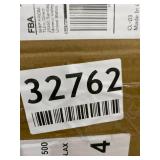 Floor Lamp for Bedroom, Standing Lamp with 1 White Lamp Shades for Living Room, Black