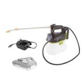 Sun Joe 24V-GS-LTW 24-Volt ION+ Multi-Purpose Chemical Sprayer Kit , W/ 1.3-Ah Battery and Charger