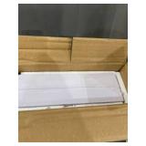 AMADA HOMEFURNISHING Floating Shelves White, 24 Inch Large Wall Shelf for Living Room, Bedroom, Bathroom, Kitchen Storage & Decor, Set of 2-AMFS06