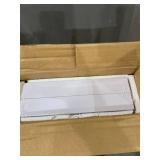 AMADA HOMEFURNISHING Floating Shelves White, 24 Inch Large Wall Shelf for Living Room, Bedroom, Bathroom, Kitchen Storage & Decor, Set of 2-AMFS06