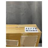 AMADA HOMEFURNISHING Floating Shelves White, 24 Inch Large Wall Shelf for Living Room, Bedroom, Bathroom, Kitchen Storage & Decor, Set of 2-AMFS06