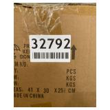 SEOL-Light Vintage Large Crystal Branches Chandeliers Black Close to Ceiling Light Flush Mount Fixture with 5 Light 200W 31.5"Dia