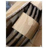 ZYAN 16 Piece Round Dinnerware Sets, White and Red Fusion Stoneware Dish Set, Dishwasher Safe Plates and Bowls Sets for 4