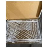 TitanSecure Wire Dividers for Wooden Shelves Extra Long New Modern Design 4 Pack White Wooden Wire Shelf Dividers 16 Inch Extended Length - Best Closet Organizer Takes Seconds to Install