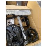 ELENKER Steerable Knee Walker Deluxe Medical Scooter for Foot Injuries Compact Crutches Alternative Black