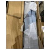 Pet Gate Dog Gate for Doorways, Stairs or House Freestanding, Folding, Accordion Style, Wooden Indoor Dog Fence by Petmaker (24-Inch, Gray)