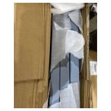 Pet Gate Dog Gate for Doorways, Stairs or House Freestanding, Folding, Accordion Style, Wooden Indoor Dog Fence by Petmaker (24-Inch, Gray)