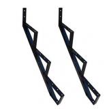 MTB Steel Step Stair Riser - 3 Step for Deck Height 27" (2 Pack) Stair Stringer Step Stringer