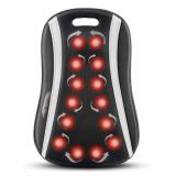 Back Massager with Heat - Portable Office Massage Chair Pad, Shiatsu Kneading Massage Cushion with Adjustable Intensity for Back Pain Relief, Ideal for Home Office Car Use (Corded Massager Version)