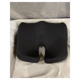 Cushion Lab Patented Pressure Relief Seat Cushion for Long Sitting Hours on Office & Home Chair - Extra-Dense Memory Foam for Soft Support. Car & Chair Pad for Hip, Tailbone, Coccyx, Sciatica - Black