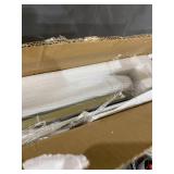 C Shaped End Table,Dorriss Small End Table MDF Marble Texture Coffee Table,Modern Simplicity C End Table with Steel Frame for Living Room,Bedroom