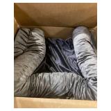 GREY SMALL DOG BED