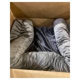 GREY SMALL DOG BED