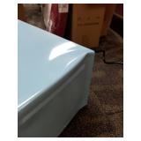 Galanz - Retro 0.7 Cu. Ft. Microwave - Bebop Blue Damage See Pictures