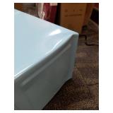 Galanz - Retro 0.7 Cu. Ft. Microwave - Bebop Blue Damage See Pictures