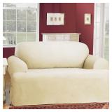 Better Homes and Gardens Solid T-Cushion Loveseat Slipcover