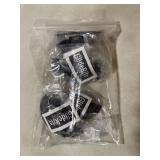 GlideRite 5 Pack 2-1/2 in. Center Matte Black Classic Bin Pull Cabinet Cup Handles