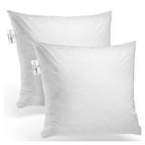 comfy down 95%feathers 2 pillows 20 x 20