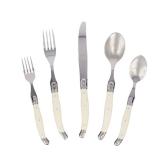 20-piece Laguiole Faux Ivory Flatware Set by French Home (Service for 4) Retail:$77.98